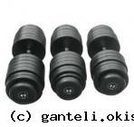 Гантельный ряд Alex 2,5/25 kg